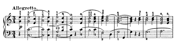Eight Variations on "Une fièvre brûlante" by Grétry  WoO 72  in C Major by Beethoven piano sheet music