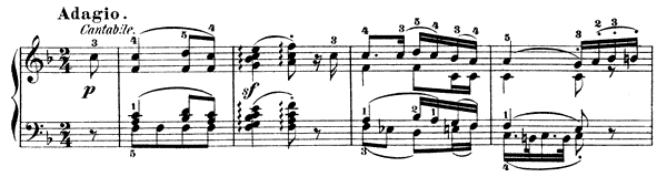 Six Variations Op. 34  in F Major by Beethoven piano sheet music