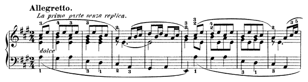 Twelve Variations on "Das Waldmädchen" (a Russian Dance)  WoO 71  in A Major by Beethoven piano sheet music