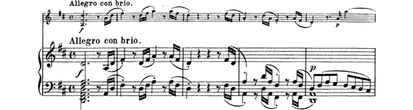 Sonata 1 - for violin and piano Op. 12 No. 1  in D Major by Beethoven piano sheet music
