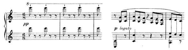 A Matines - for four hands Op. 130   No. 4  in E Major by Bonis piano sheet music