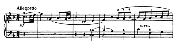 2. Joyeux r&eacute;veil Op. 92   No. 2  in F Major by Bonis piano sheet music