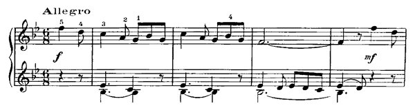 Joyeux scouts by Bonis Joyeux scouts Op. 126 No. 11 in B-flat Major by Bonis piano sheet music