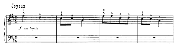 Le baptême by Bonis Le baptême Op. 103 No. 4 in D Major by Bonis piano sheet music