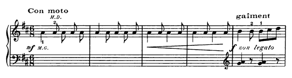 Les noces de Polichinelle by Bonis Les noces de Polichinelle Op. 126 No. 14 in D Major by Bonis piano sheet music