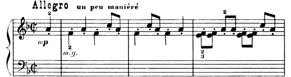 Marionnettes Op. 103   No. 3  in F Major by Bonis piano sheet music