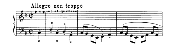 Monsieur Vieuxbois by Bonis Monsieur Vieuxbois Op. 103 No. 10 in D Minor by Bonis piano sheet music