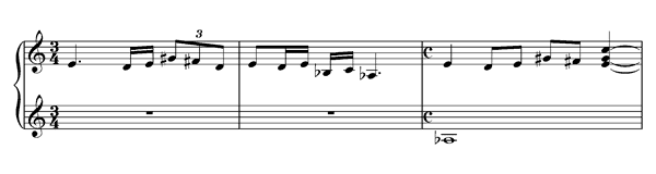Prelude   in B Major by Boulanger piano sheet music