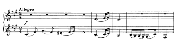 Hungarian Dance 5   in F-sharp Minor by Brahms piano sheet music