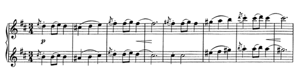 11. Waltz Op. 39 No. 11  in D Major by Brahms piano sheet music