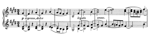 12. Waltz Op. 39 No. 12  in E Major by Brahms piano sheet music