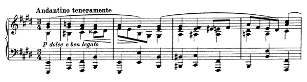 Intermezzo Op. 116 No. 6  in E Major by Brahms piano sheet music