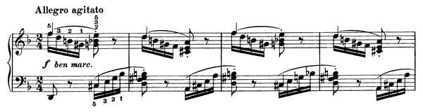 7. Capriccio Op. 116 No. 7  in D Minor by Brahms piano sheet music