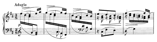 1. Intermezzo Op. 119 No. 1  in B Minor by Brahms piano sheet music