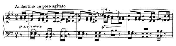 2. Intermezzo Op. 119 No. 2  in E Minor by Brahms piano sheet music