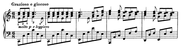 3. Intermezzo Op. 119 No. 3  in C Major by Brahms piano sheet music