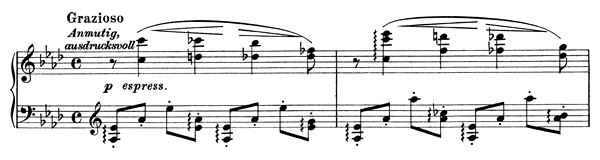 3. Intermezzo Op. 76 No. 3  in A-flat Major by Brahms piano sheet music