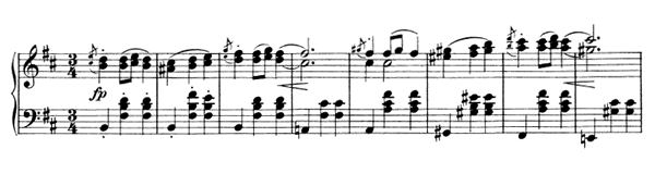 11. Waltz Op. 39 No. 11  in D Major by Brahms piano sheet music