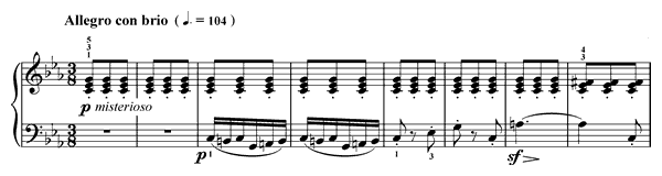 Ballade Op. 100 No. 15  in C Minor by Burgmüller piano sheet music