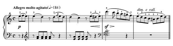 12. The Farewell Op. 100 No. 12  in A Minor by Burgmüller piano sheet music
