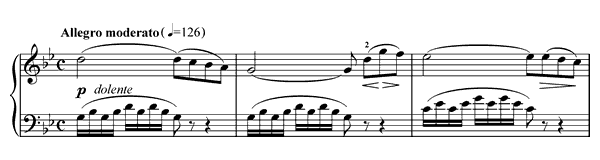 16. Gentle Complaint Op. 100 No. 16  in G Minor by Burgmüller piano sheet music