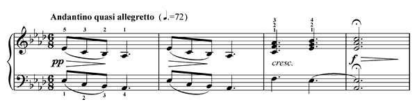 The Gondolier's Song - Op. 100 No. 22 in A-flat Major by Burgmüller