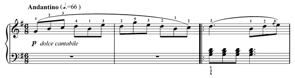 3. Pastoral Op. 100 No. 3  in G Major by Burgmüller piano sheet music