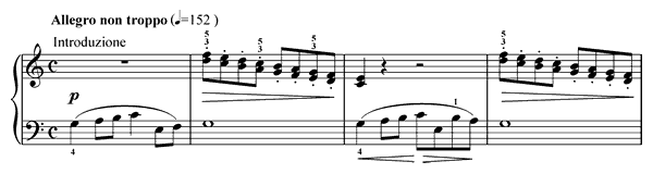 4. The Small Gathering Op. 100 No. 4  in C Major by Burgmüller piano sheet music