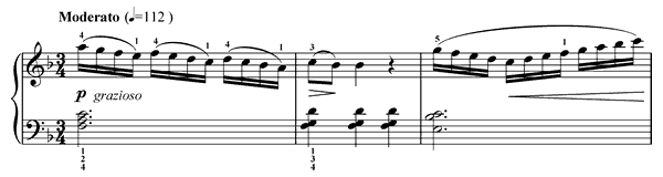 5. Innocence Op. 100 No. 5  in C Major by Burgmüller piano sheet music