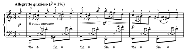 11. Serenade Op. 109 No. 11  in A Minor by Burgmüller piano sheet music