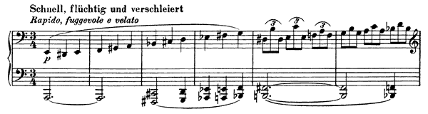 Die Nächtlichen   by Busoni piano sheet music