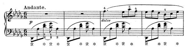 Berceuse Op. 57  in D-flat Major by Chopin piano sheet music