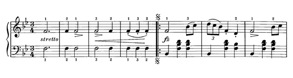 Mazurka   KK IVb:1  in B-flat Major by Chopin piano sheet music