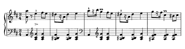 Mazurka   KK IVa:7  in D Major by Chopin piano sheet music