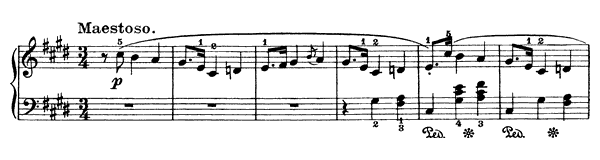 Mazurka 26 Op. 41 No. 1  in C-sharp Minor by Chopin piano sheet music