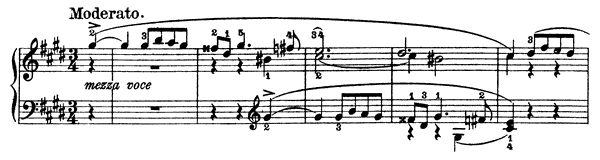 Mazurka 32 Op. 50 No. 3  in C-sharp Minor by Chopin piano sheet music