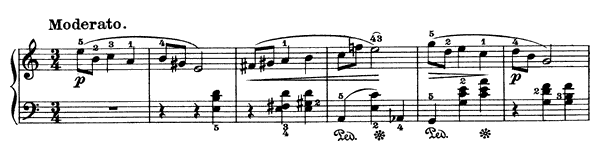 Mazurka 36 Op. 59 No. 1  in A Minor by Chopin piano sheet music