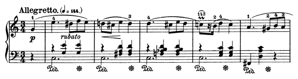 Mazurka 44 Op. 67 No. 3  in C Major by Chopin piano sheet music