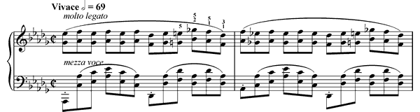 Etude - Op. 25 No. 8 in D-flat Major by Chopin