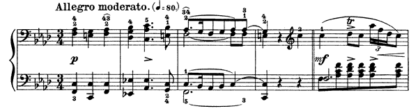 Polonaise 10 Op. 71 No. 3  in F Minor by Chopin piano sheet music