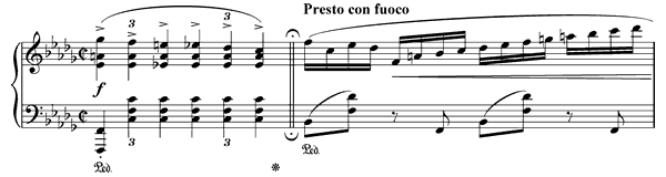 Prelude Op. 28 No. 16  in B-flat Minor by Chopin piano sheet music