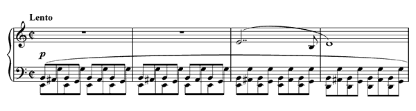 Prelude Op. 28 No. 2  in A Minor by Chopin piano sheet music