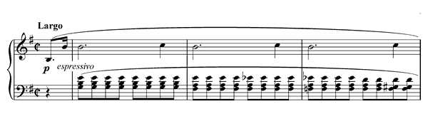 Prelude Op. 28 No. 4  in E Minor by Chopin piano sheet music