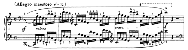 Rondo Op. 73  in C Major by Chopin piano sheet music