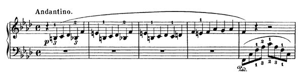 Etude  B. 130 No. 1  in F Minor by Chopin piano sheet music