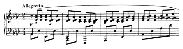 Etude  B. 130 No. 2  in A-flat Major by Chopin piano sheet music