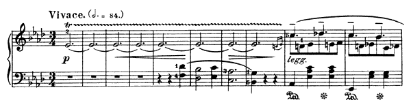 Waltz 5 Op. 42  in A-flat Major by Chopin piano sheet music