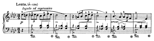 Waltz 9 - Op. 69 No. 1 in A-flat Major by Chopin