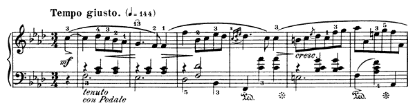 Waltz 12 Op. 70 No. 2  in F Minor by Chopin piano sheet music