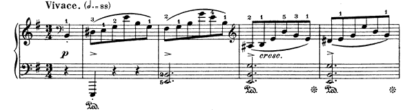 Waltz 14  B. 56  in E Minor by Chopin piano sheet music